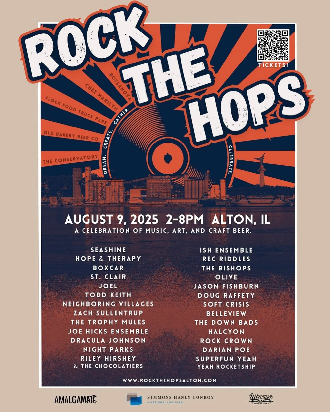 You guys like music right?! These 26 unique acts will descend on downtown Alton on Saturday August 9th, 2-8pm. Very stoked to be presenting this amazing lineup of local music in 5 fantastic venues across the downtown district! Support music, art, and