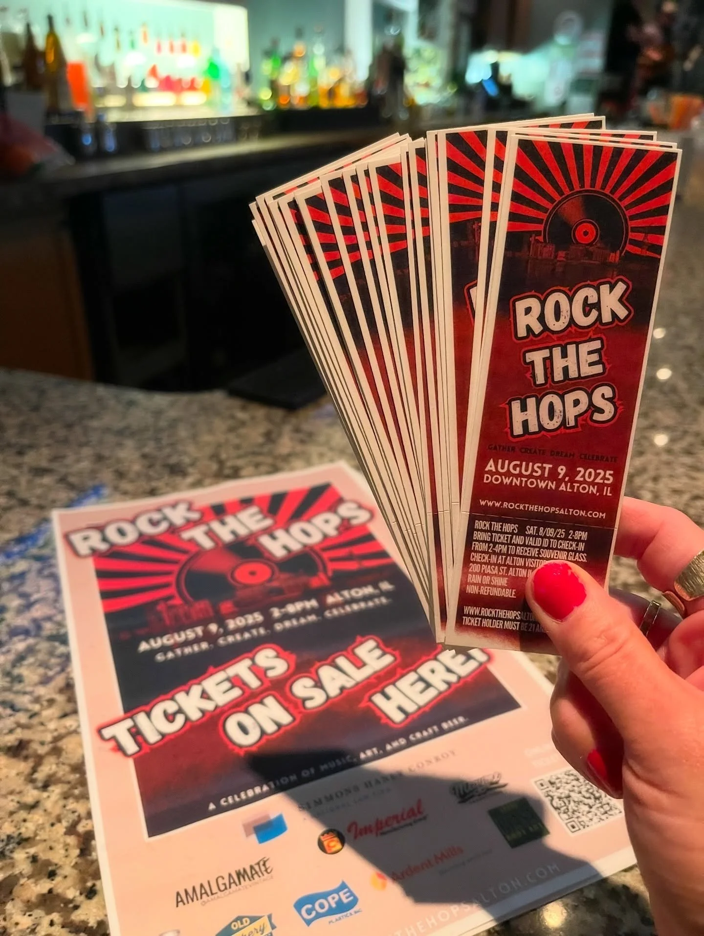 @altonbossa is a longtime Alton staple, so long in fact that today they are having a 20 year anniversary celebration party! Head on down to the coolest spot in town (🥶) and grab a discounted ticket to Rock the Hops while you&rsquo;re at it! 

#rockt
