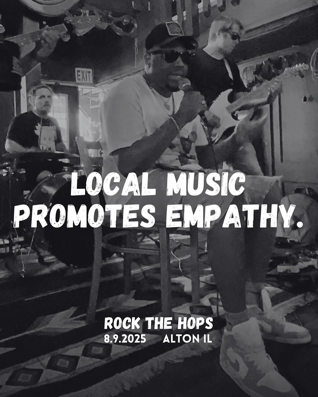 Local music promotes empathy. 

#rockthehops #rockthehopsalton #altonillinois #altonnotla #altonrockcity #empathy #localmusic #stlmusicscene #stlmusic #stlbeer #ilcraftbeer #musicishealing