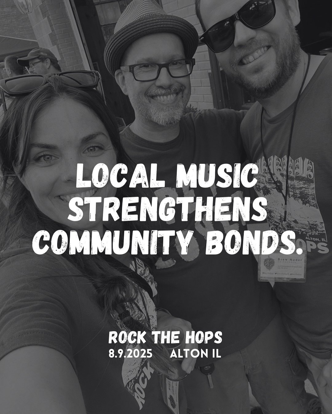 Local music strengthens community bonds. 

#rockthehops #rockthehops2025 #illinoisbeer #stlbeer #localmusic #altonrockcity #altonnotla #musicfestival #craftbeer