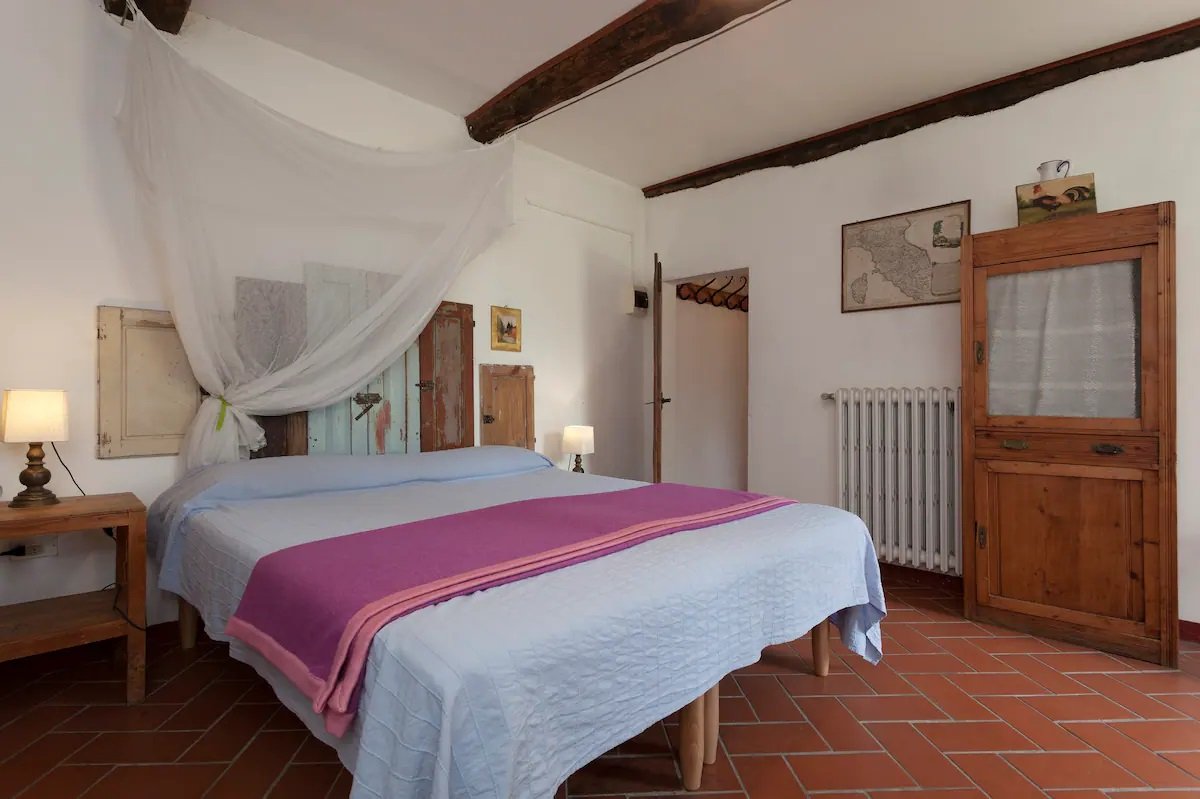 Camera da letto dell'Appartamento blu