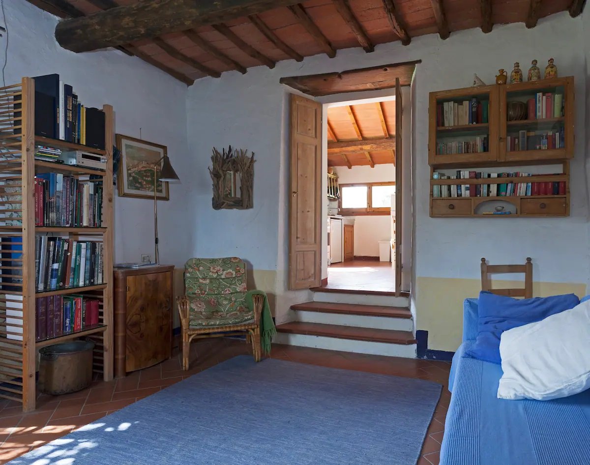Soggiorno/seconda camera da letto dell'Appartamento blu