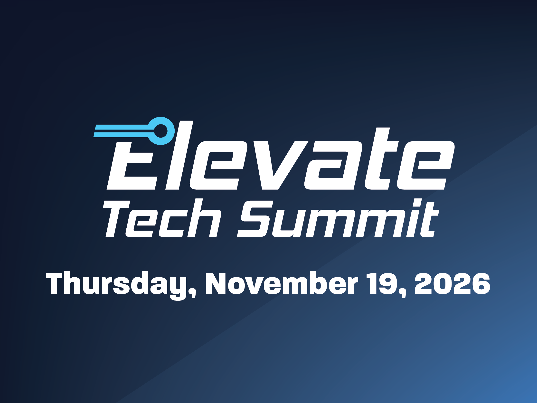 SIEDC Elevate Tech Summit 2026