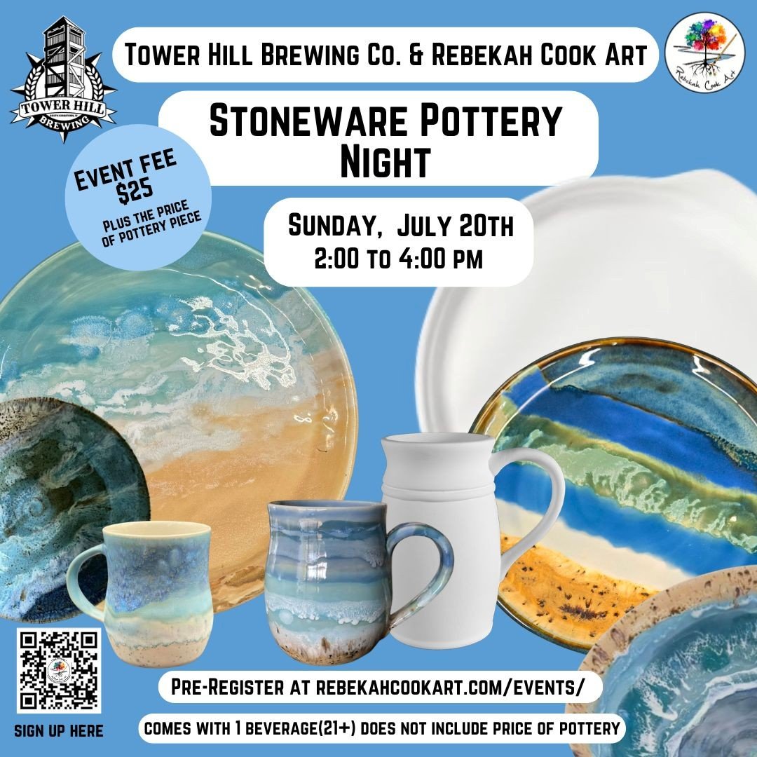 Stoneware Pottery Painting