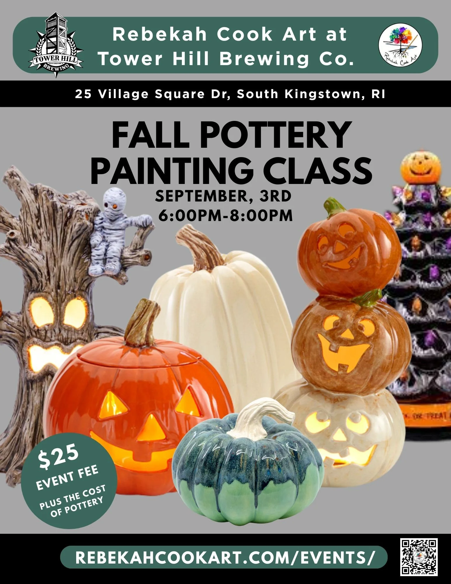 FALL POTTERY PAINT CLASS