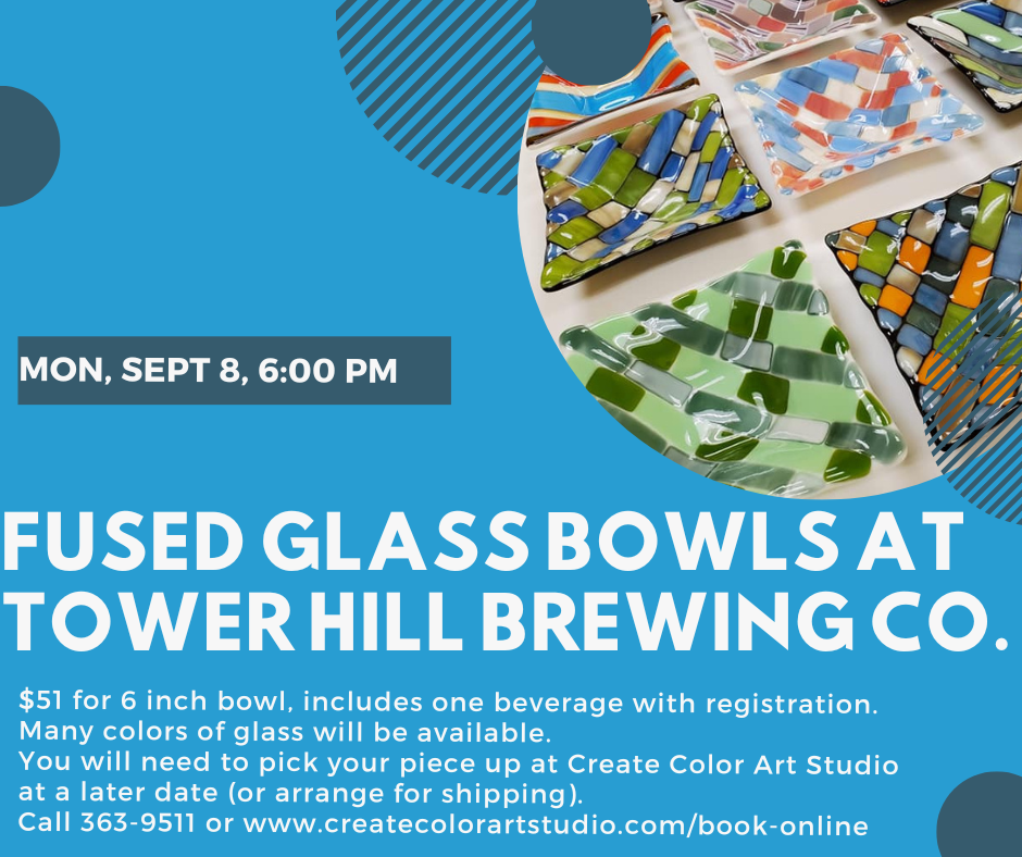 Fused Glass Bowls - Art Workshop