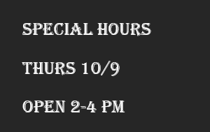 SPECIAL HOURS