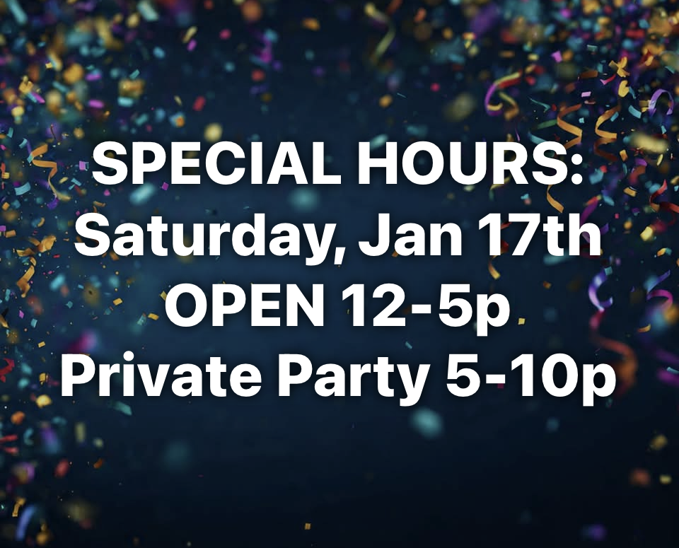 SPECIAL HOURS ALERT