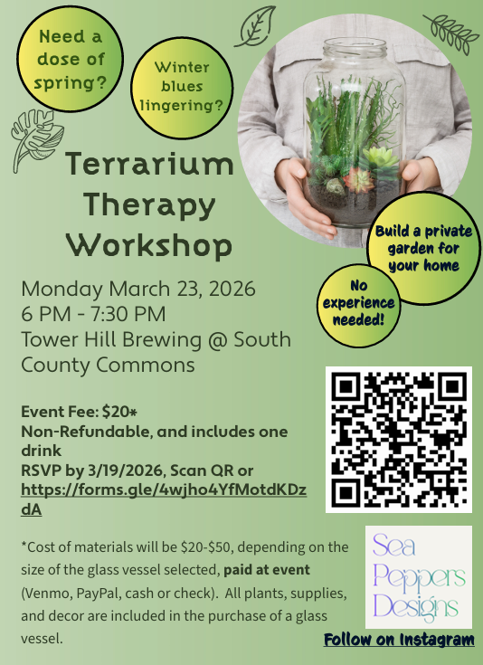 Terrarium Therapy Workshop