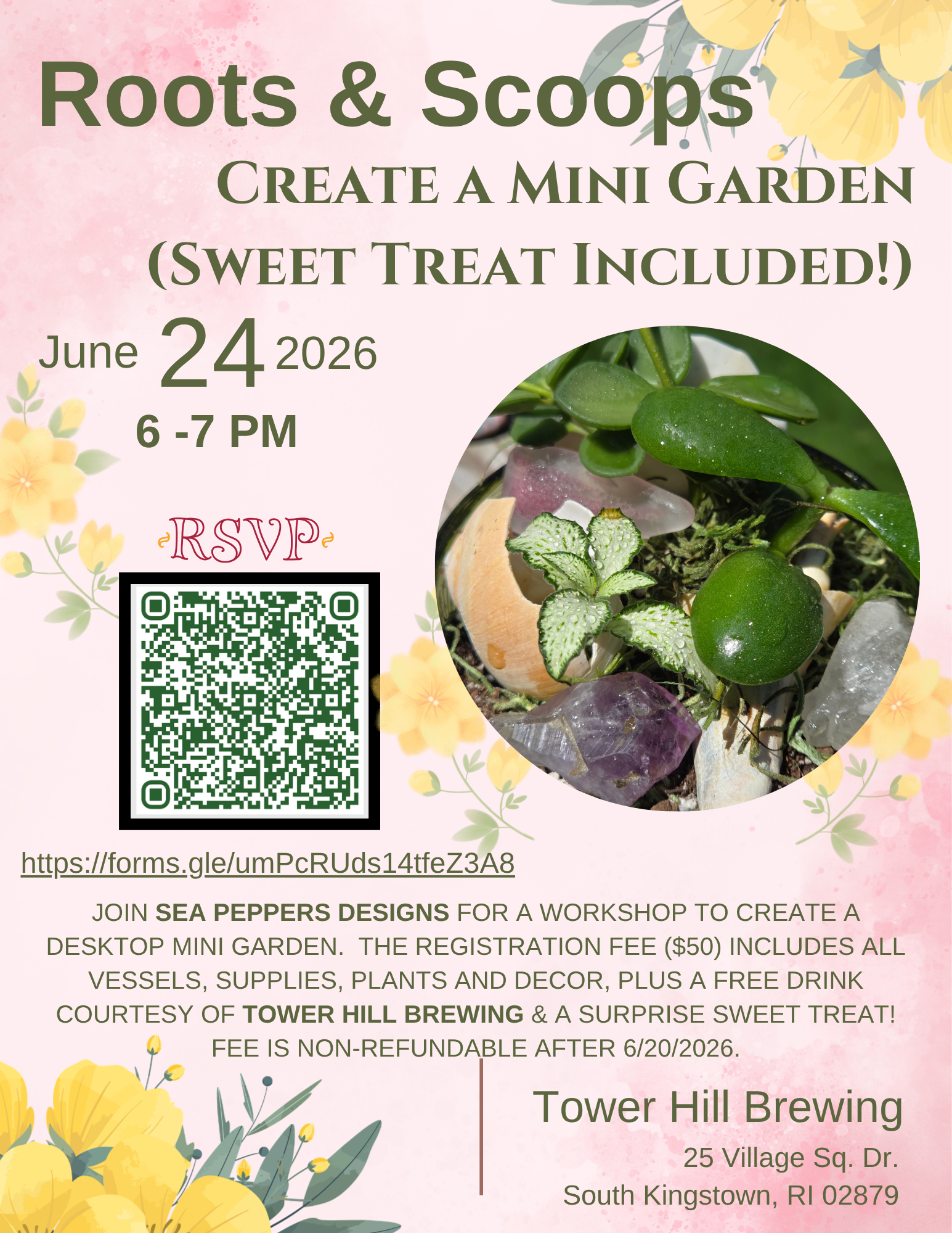Roots & Scoops - Create a mini garden!
