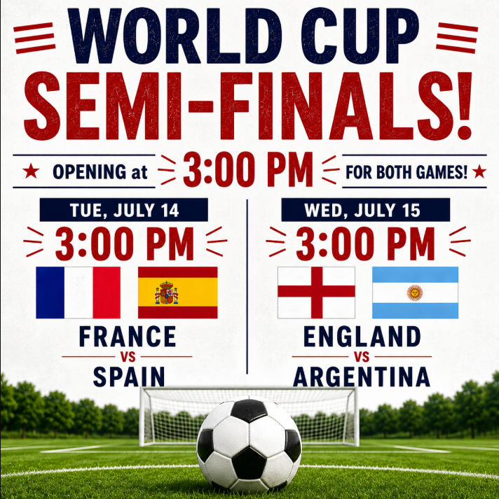 WORLD CUP SEMI-FINALS 
