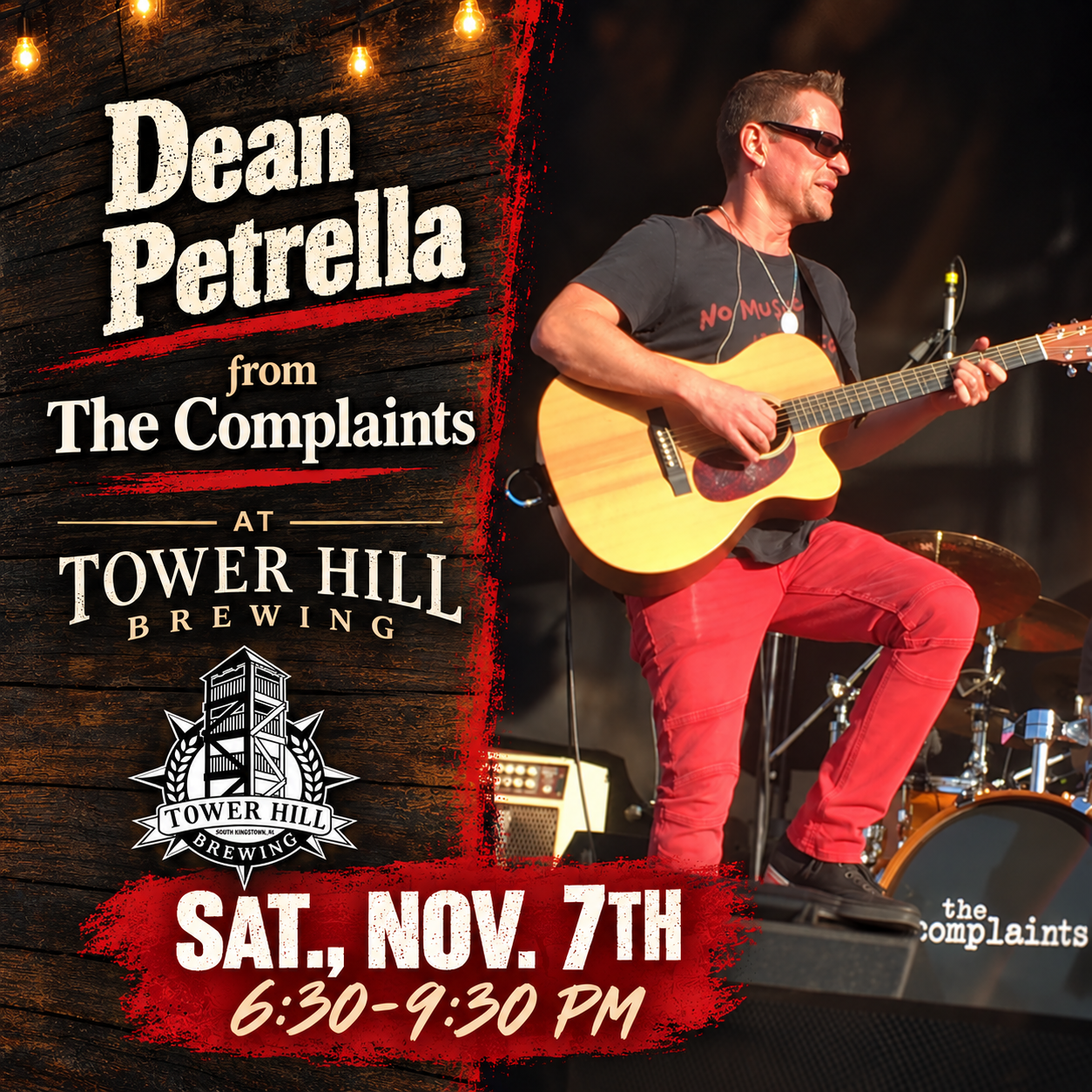 Dean Petrella from The Complaints - Live Music