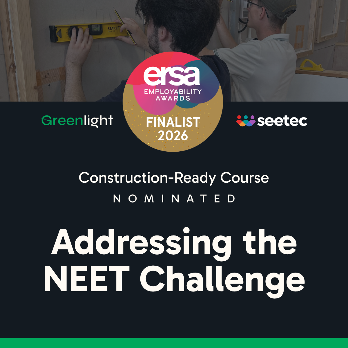 Greenlight &amp; Seetec Shortlisted for ERSA Award