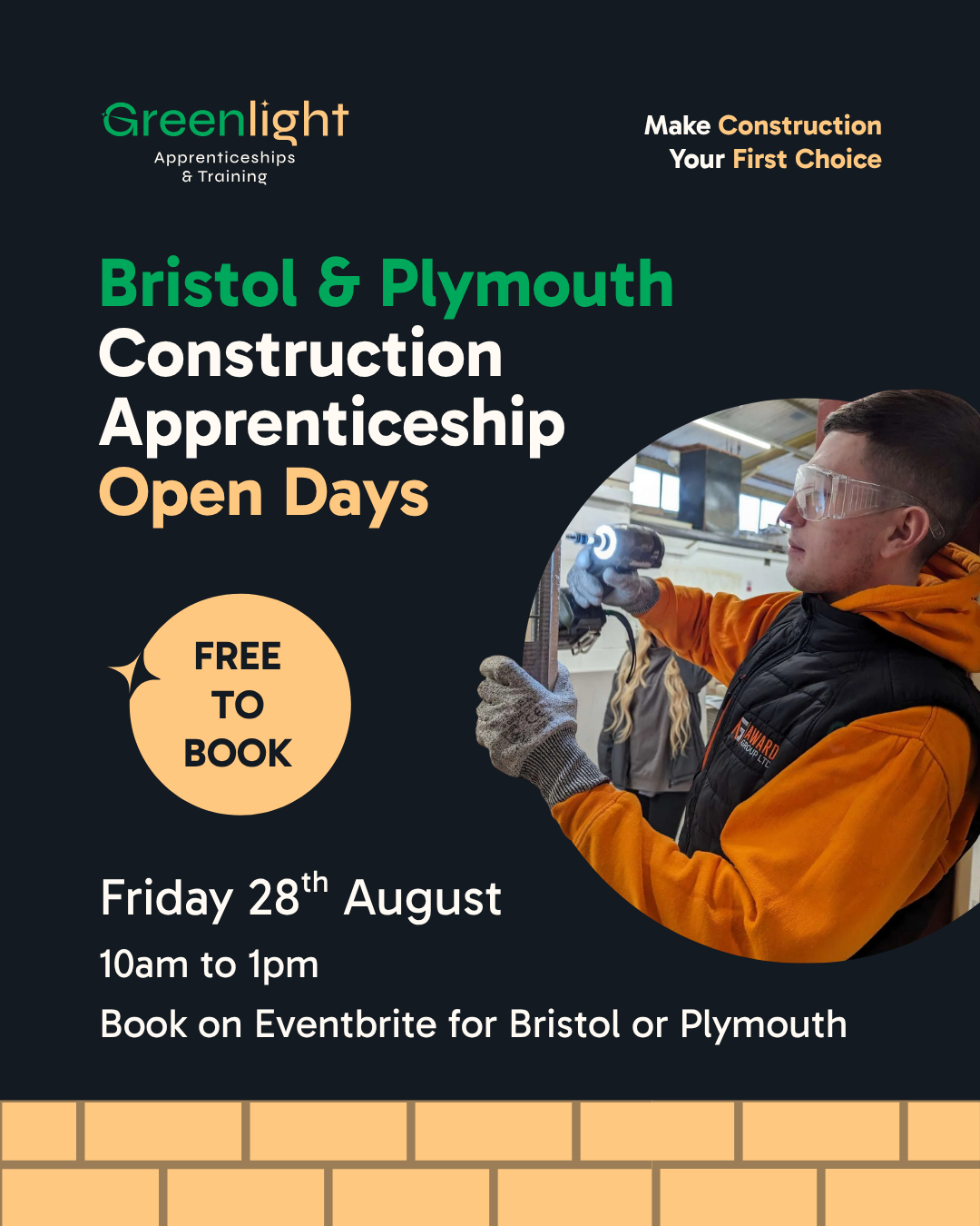 August Apprentice Construction Open Days