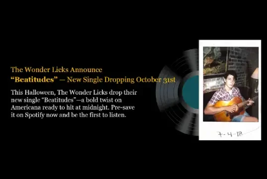 The Wonder Licks Unveil “Beatitudes” – A New Single Arriving October 31st
