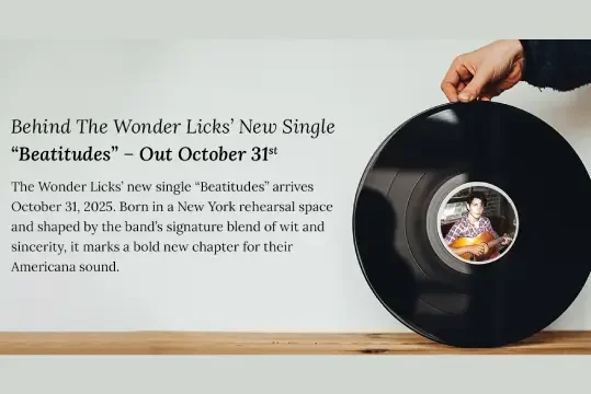 Behind The Wonder Licks’ New Single “Beatitudes” – The Story and Sound Arriving October 31st