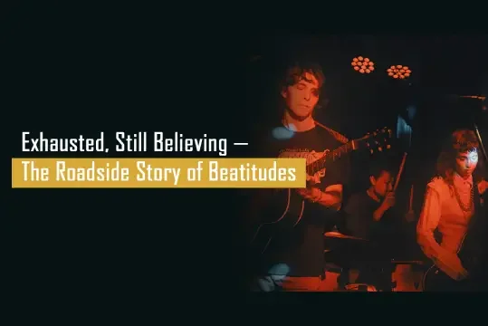 Faith, Fatigue, and the Roadside Pilgrim: The Narrative Landscape of “Beatitudes”