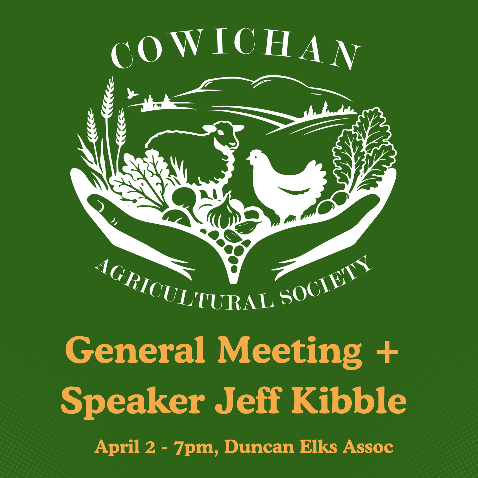 General Meeting with Speaker Jeff Kibble