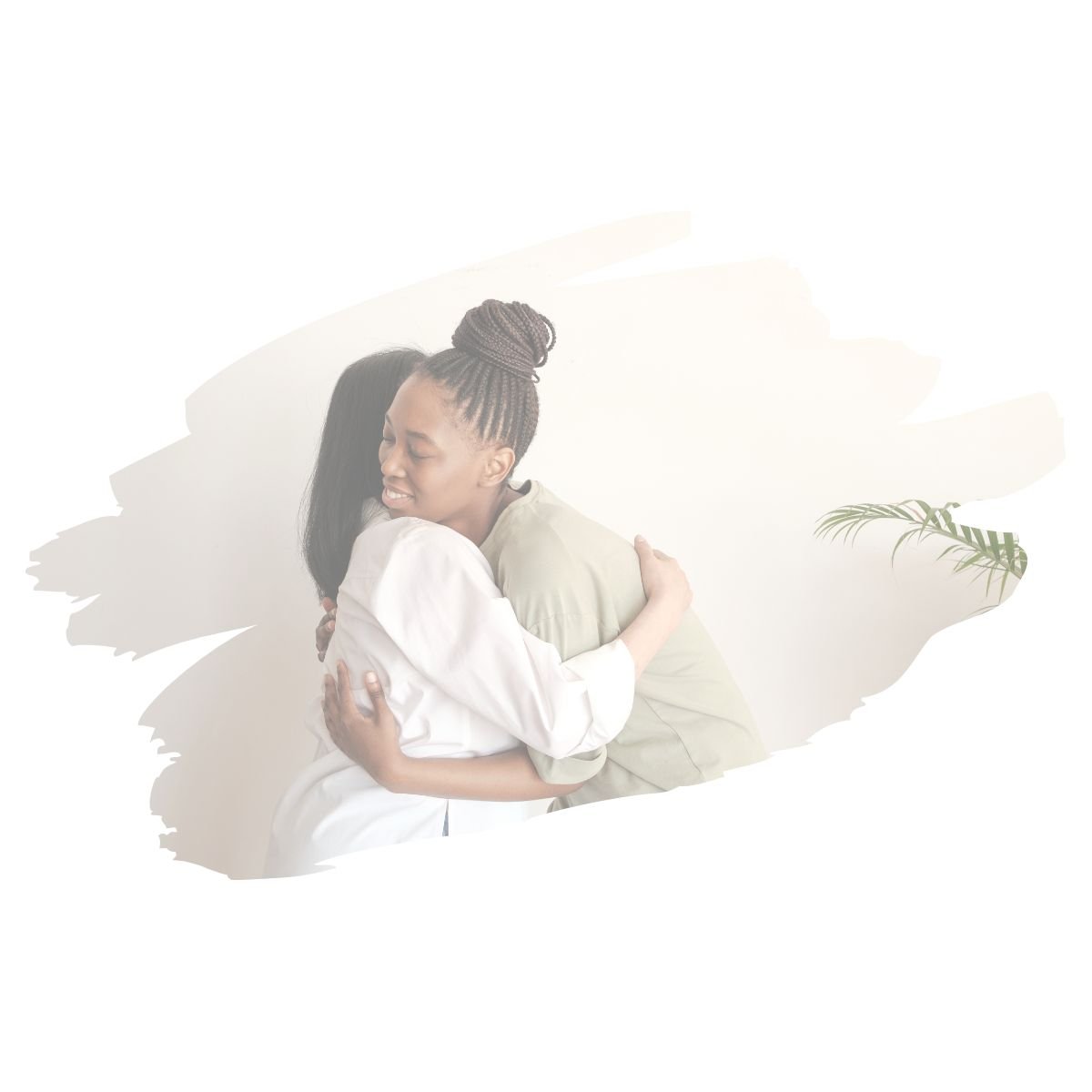 [Image] Two Black women sharing a hug, showing how parents and caregivers can support their child with low motivation and capacity. Teen therapy and young adult therapy in Colorado at Interfaith Bridge Counseling.