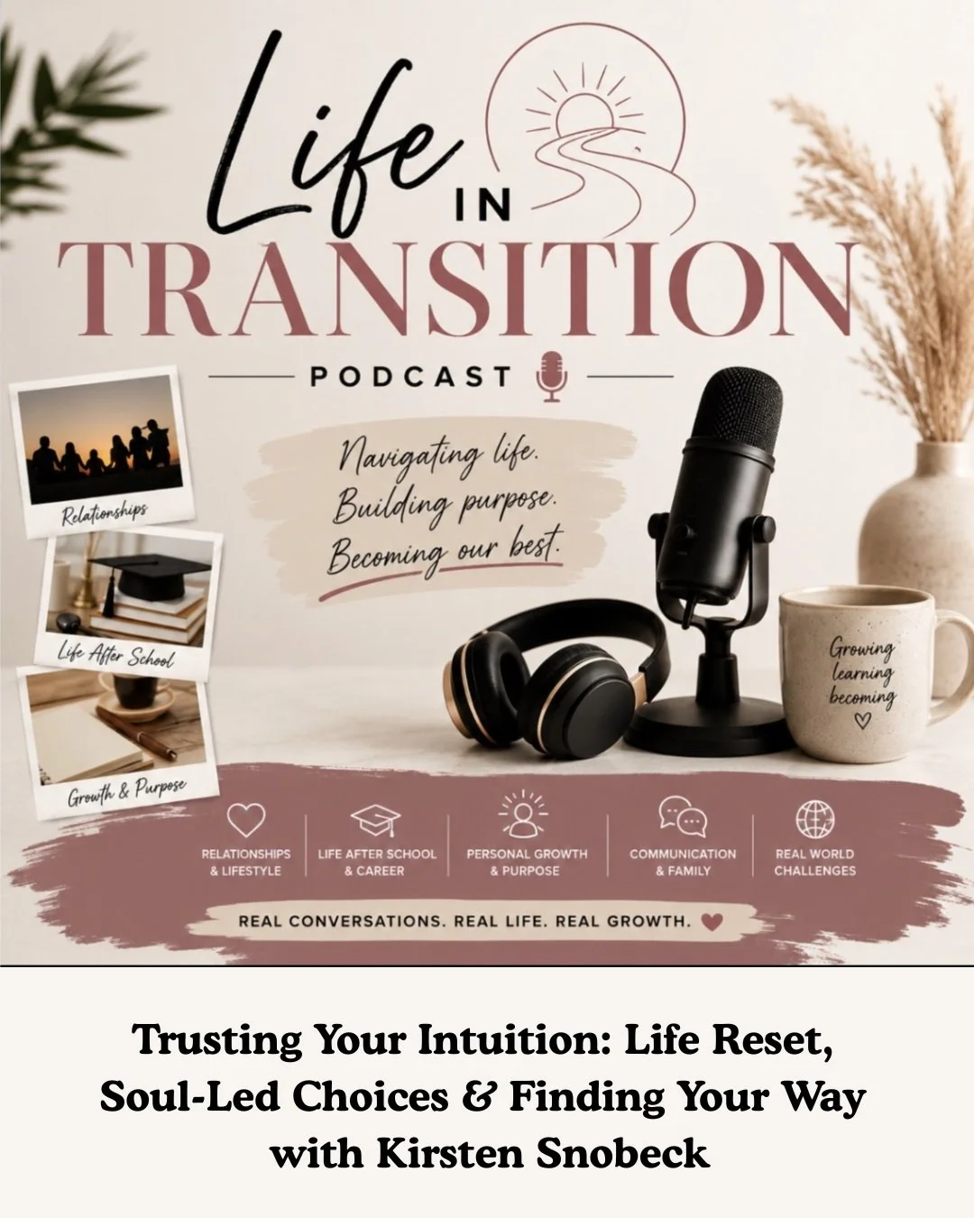 I joined Esther on her Life in Transition podcast to talk about trusting your inner guidance, recognizing when something no longer feels aligned, and making big life changes without having everything figured out. 

This is a conversation about listen