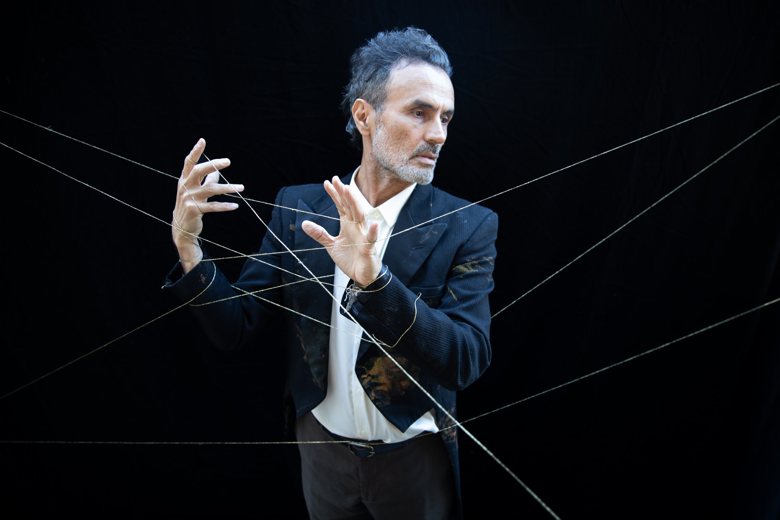 Man is even further entwined in the web of golden threads that seems to be multiplying.
