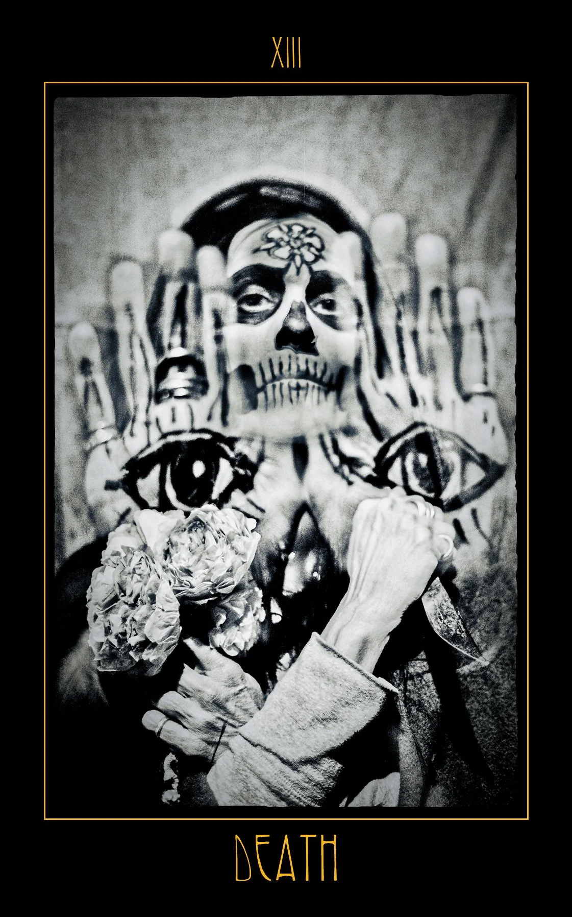 Holy Art Promotional Flyer, Red Letters on Pink Background