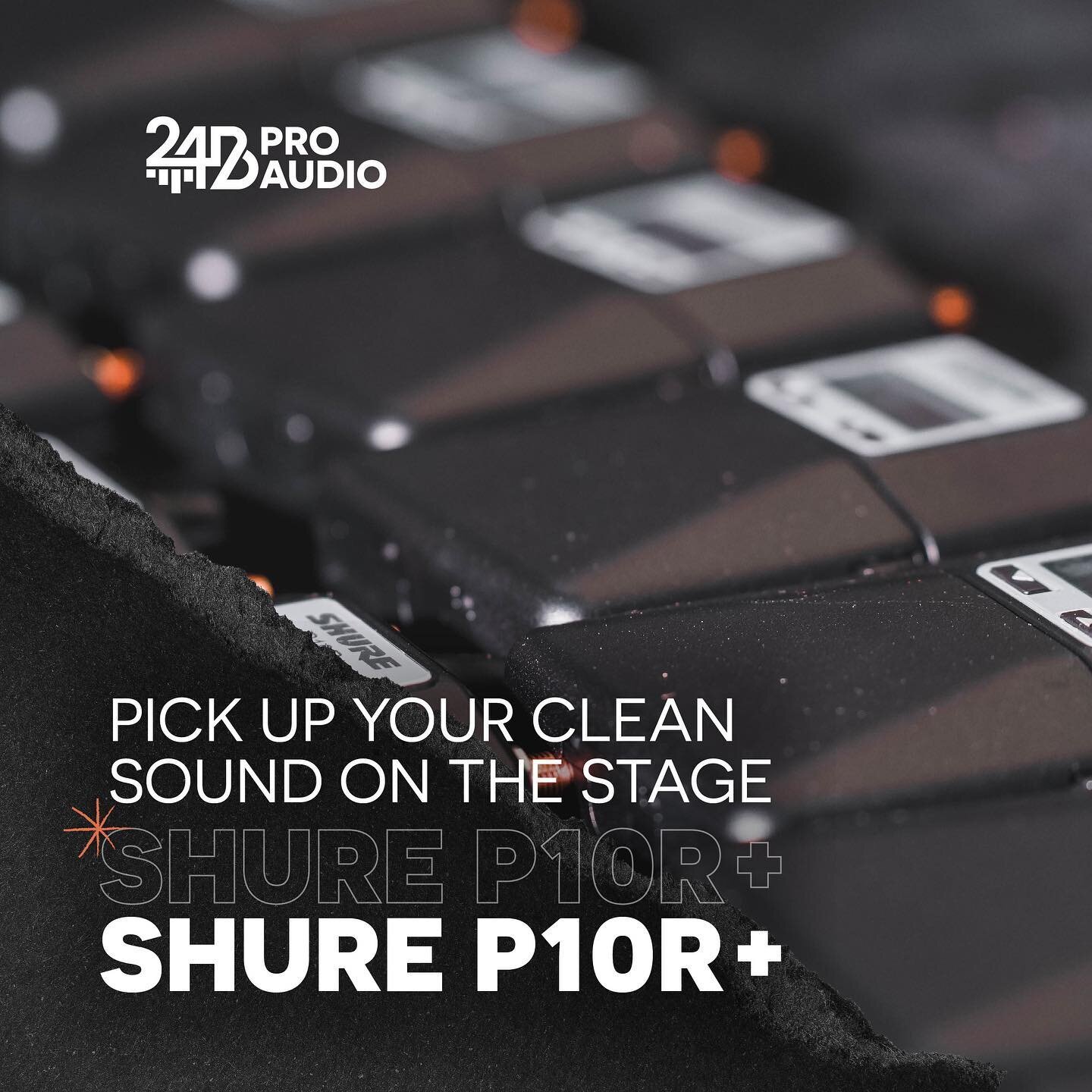 Feel the music come alive with all the energy Shure P10R+ can deliver. 🔊

#24BProAudio #Shure #Monitoring #InEar #PSM1000 #P10R+