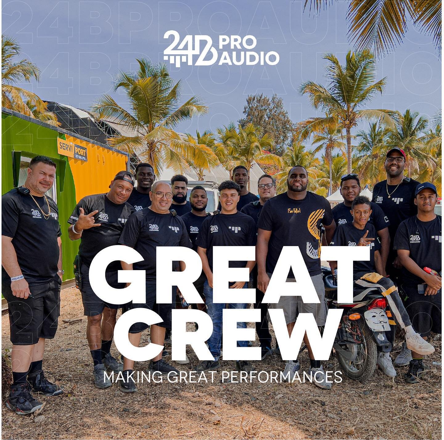 We thank our incredible team for their effort, dedication, hard work, and unwavering commitment to achieve excellence during our shows. 💯

#24BProAudio #IsleOfLight #ProCrew #flashbackfriday #fbf