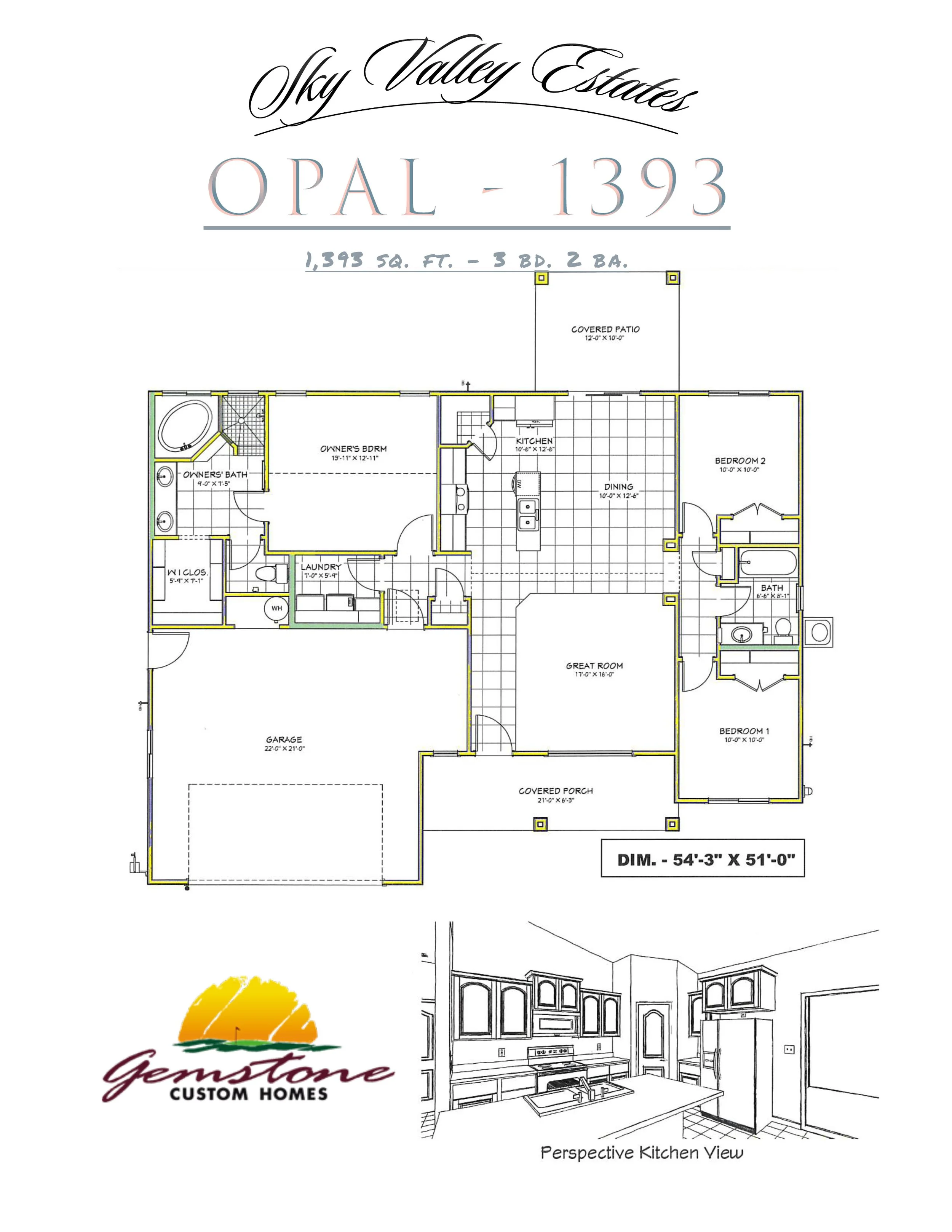 Opal - 1393 Floor Plan