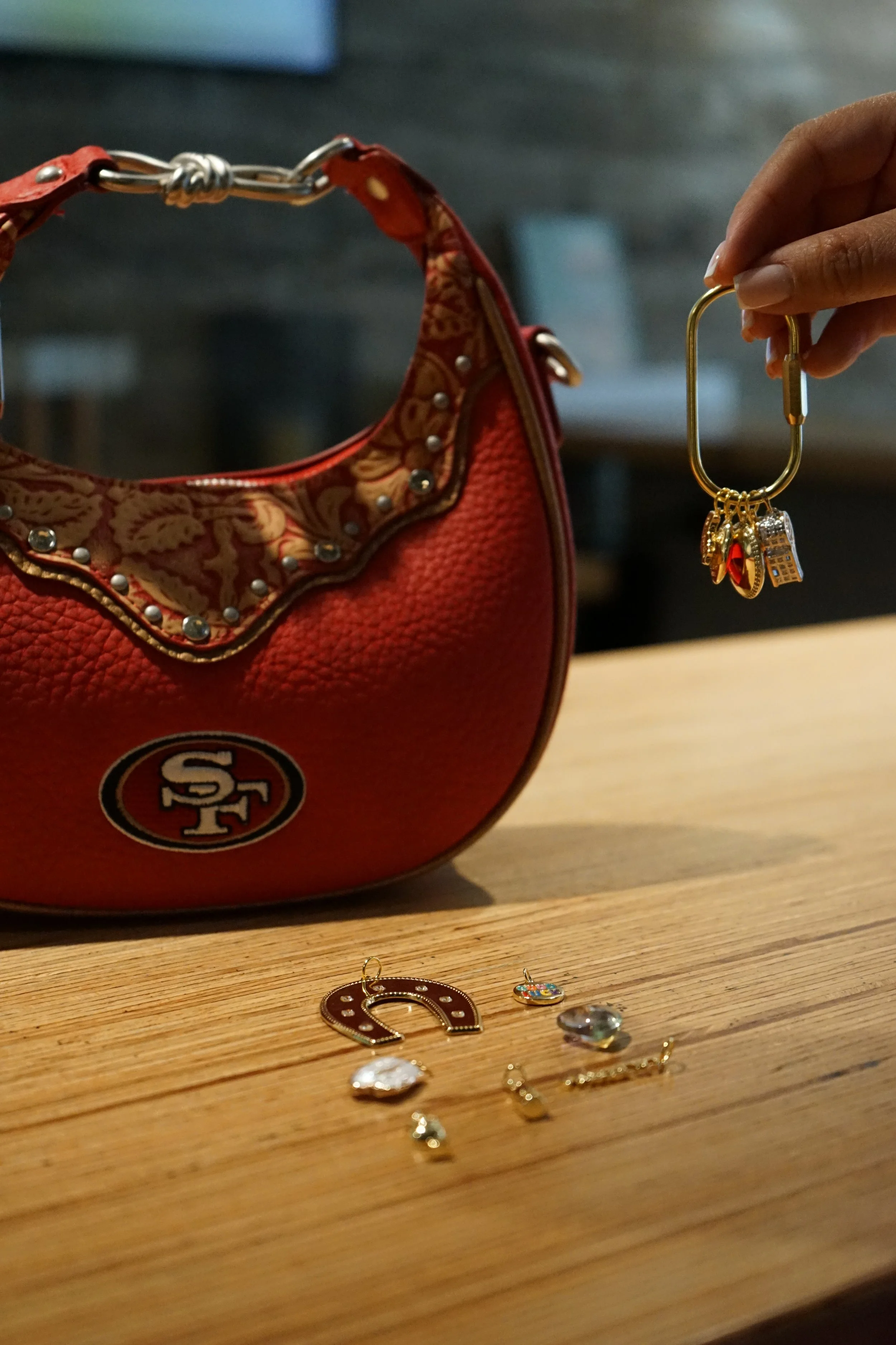 Design your own carabiner charm at our Napa Valley workshop. Clip + 5 charms included. No experience needed. Book your spot for Sept 17.