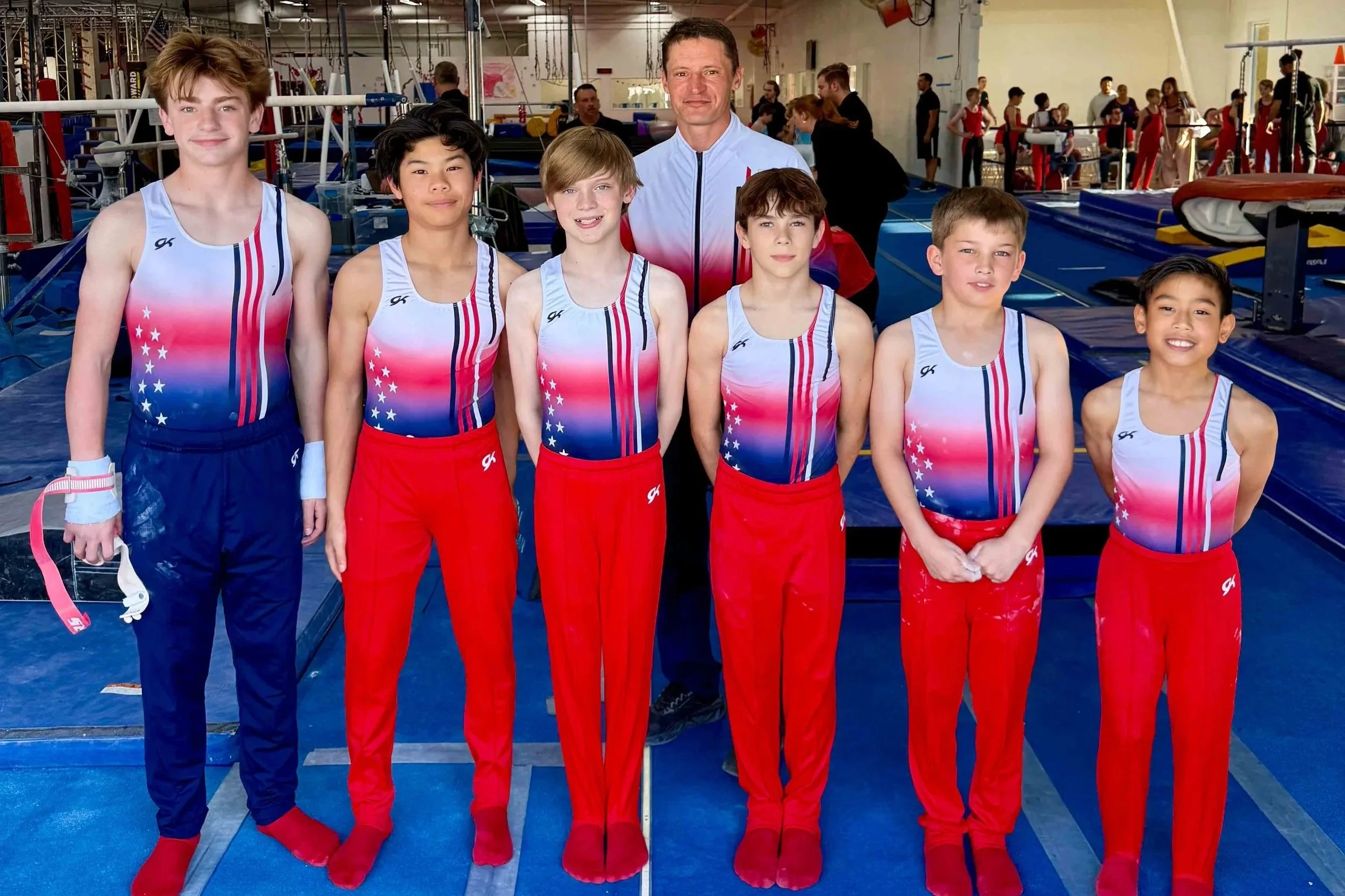 North County Gymnastics Wins Multiple Team Titles at South Conference Boys Meet in Carlsbad
