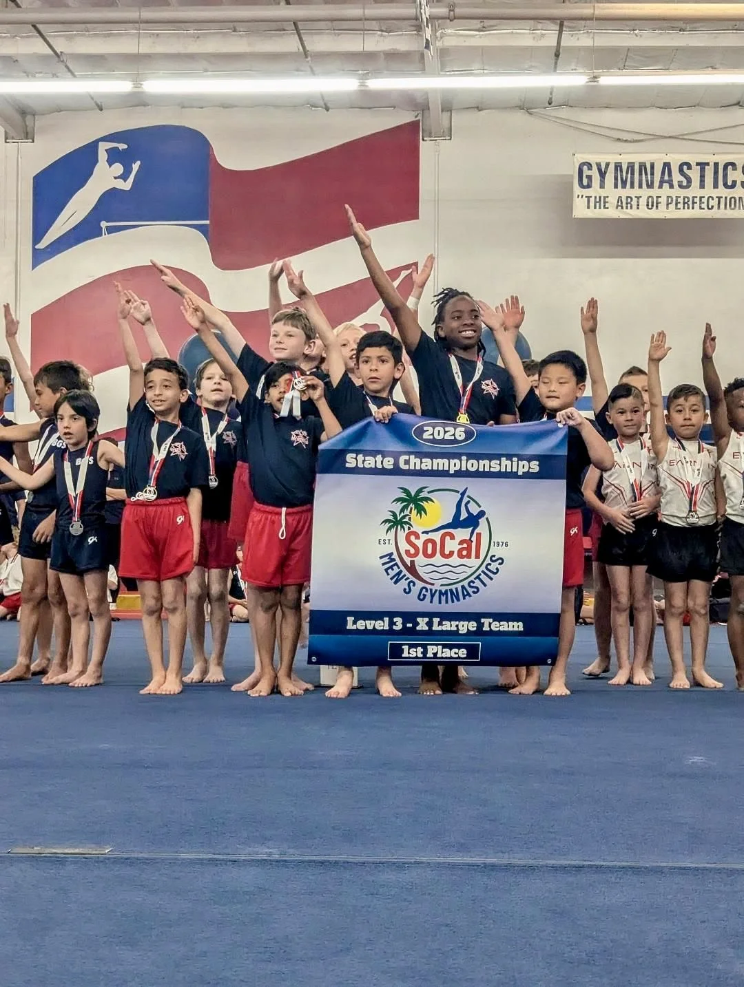 North County Gymnastics Boys Team Dominates State Championships with Event Titles, Team Wins, and a State Handstand Champion