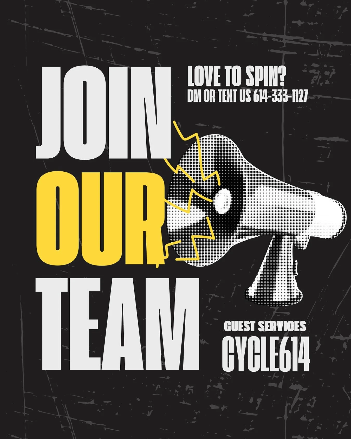 We&rsquo;re growing our team! 💫 Cycle614 is hiring for Guest Services &mdash; the heart of our studio. If you love good vibes, great people, and helping our community feel at home, we&rsquo;d love to meet you. 💛
📩 Apply at the front desk or messag