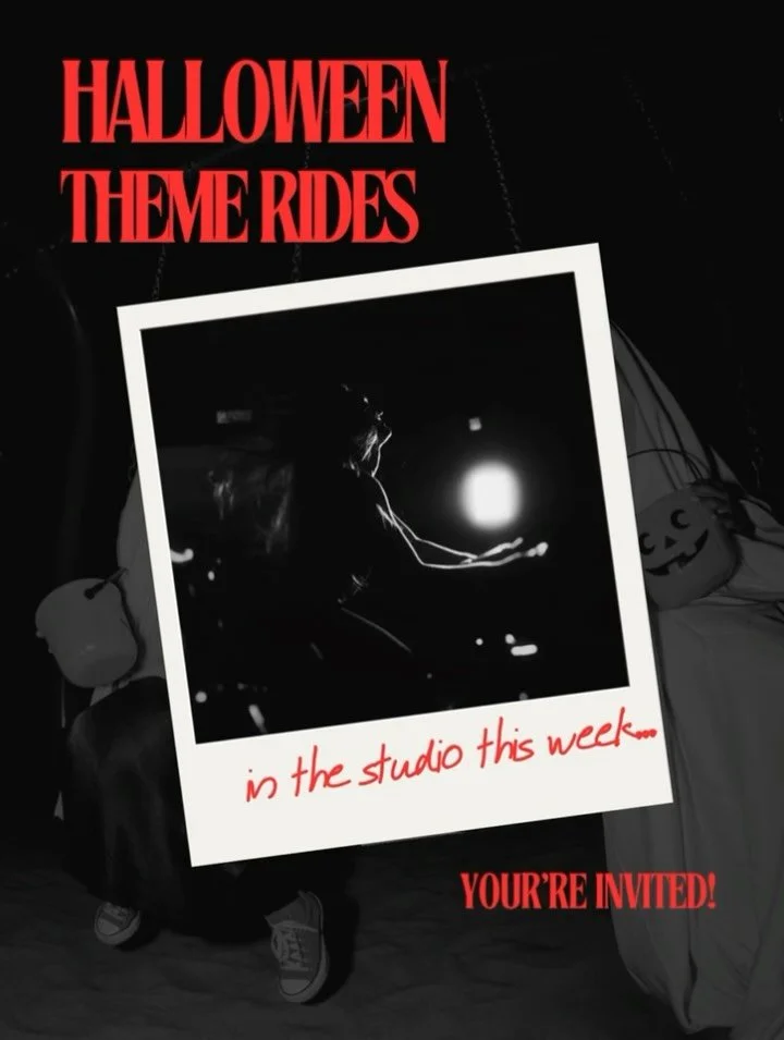 Find your thrills in the ride room. Keep it spooky with our theme rides this week! 👻
.
.
&amp; DONT DEAL THIS DEAL HAUNT YOU! 

Last few days to take advantage of our October special! 

10 Rides for $150 
See link in bio to purchase 🕷️
