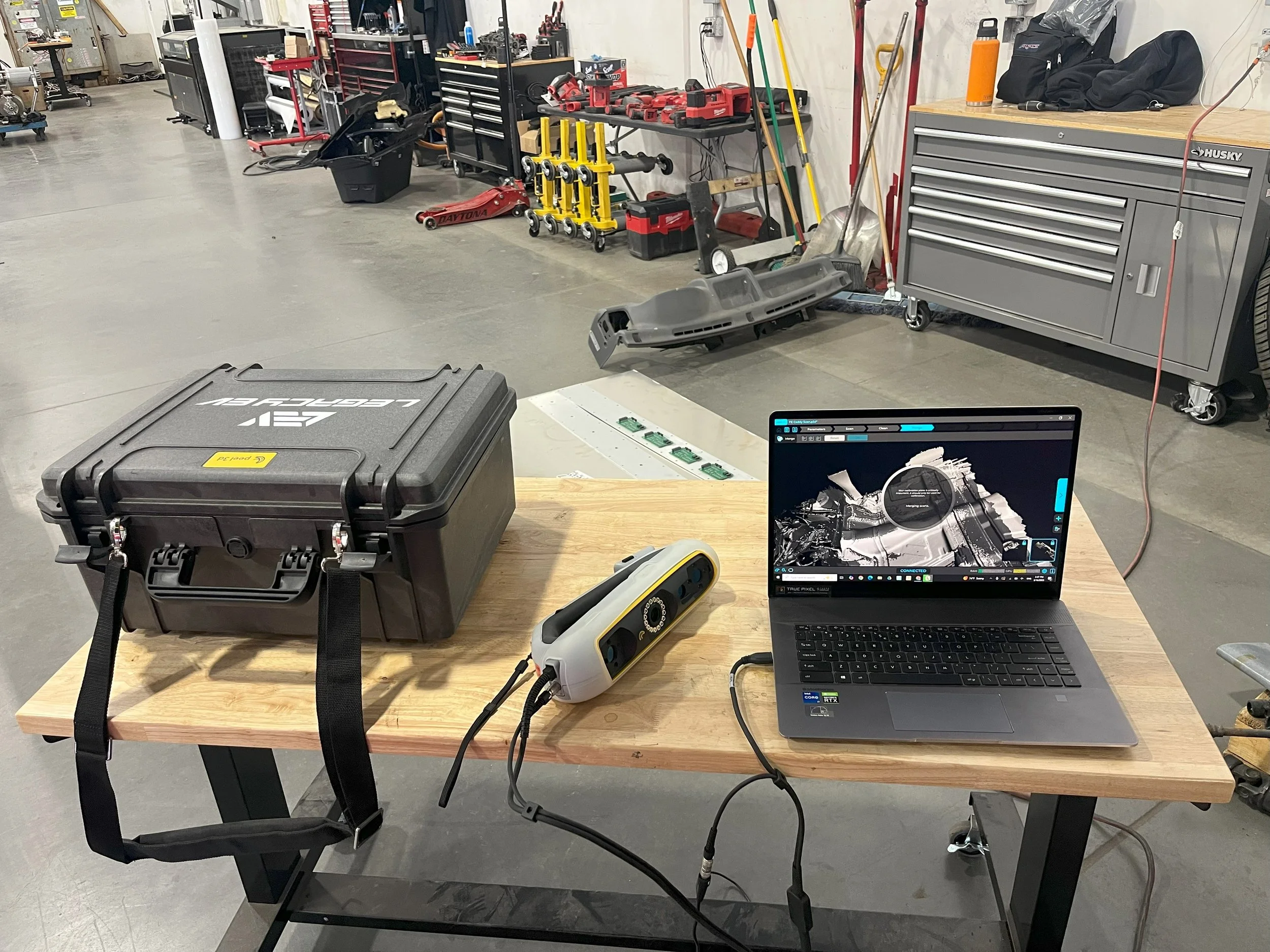 3D Scanning: Parts, Chassis, Entire Vehicles