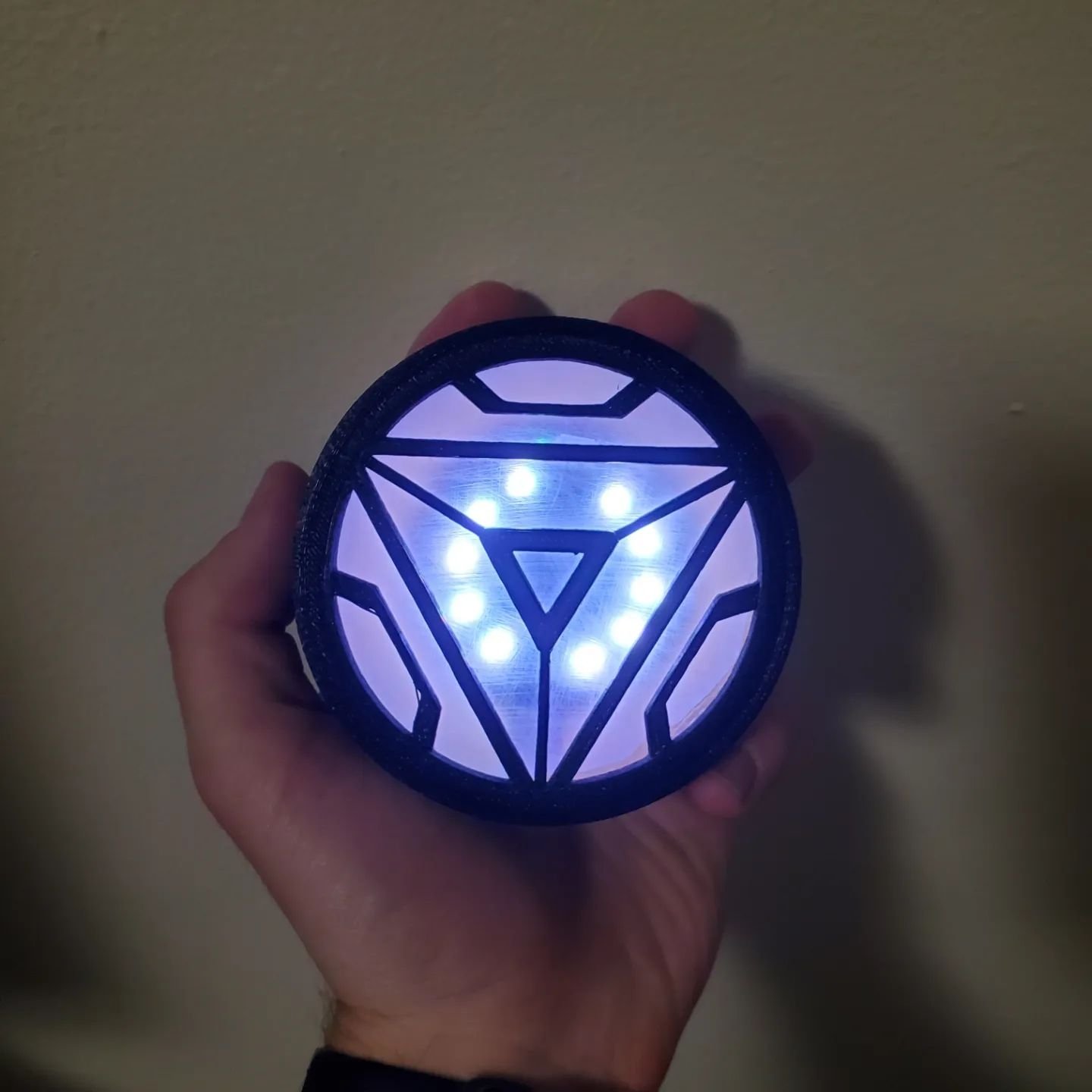 I am Ironman... or at least some semblance of Tony Stark
.
Really happy with how the arc reactor turned out. Happy Halloween!
.
.
.
#diy #diycostume #makersgonnamake #diyeverything #tonystark #3dprinting #electricalengineer #ledlights #ironman #iamir