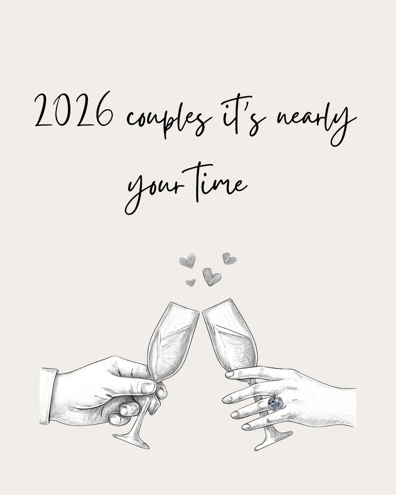 Eeekk this is such an exciting time, when the 1st Jan rolls round and you can finally say &lsquo;we&rsquo;re getting married this year&rsquo;!!

If you haven&rsquo;t booked in to see our gorgeous rings yet, this is your sign, we&rsquo;d love to help 