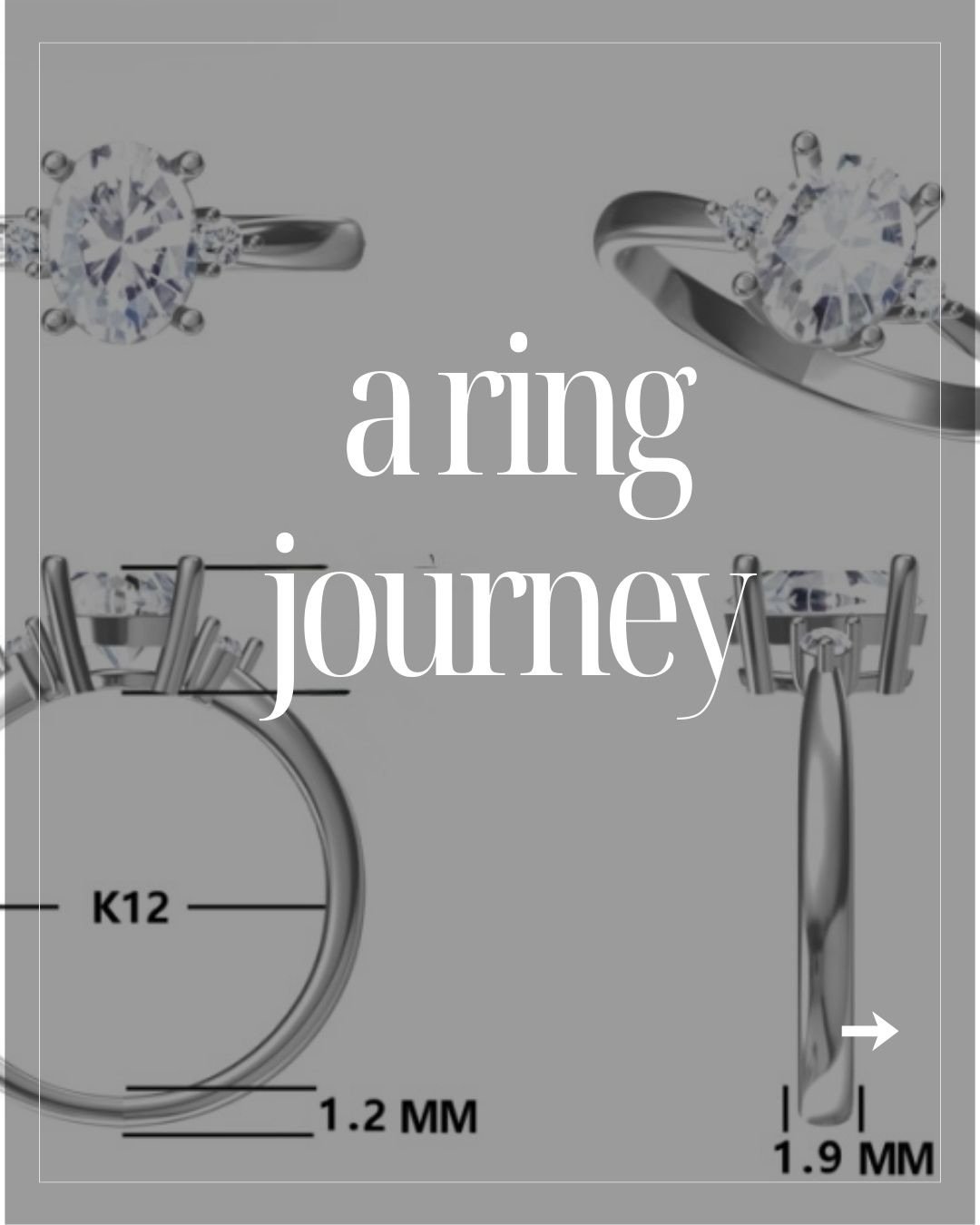 Some journeys stay with you 🤍💍

We remade Sam&rsquo;s engagement ring using her own much-loved moonstone 🌛
Then, when the time came, we created a wedding band shaped to fit it perfectly.
After that came Joe&rsquo;s ring, he chose a classic wedding