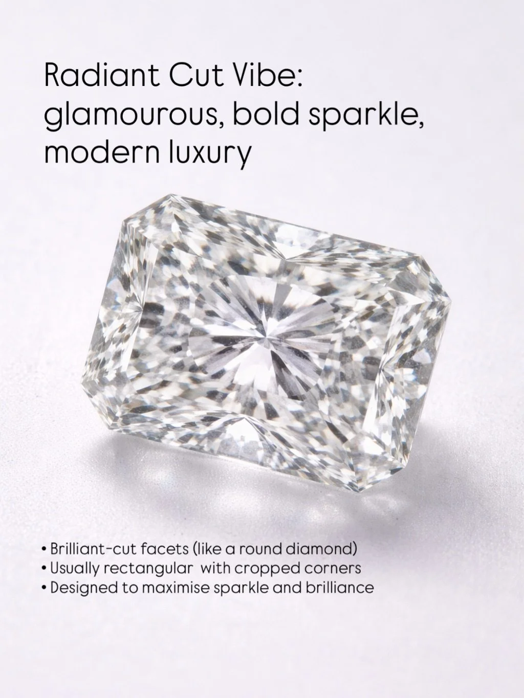 The differences between a Radiant cut and an Emerald cut diamond 💎 
Which is your favourite? 

#diamondcuts #diamondrings #engagementringideas #custommadering