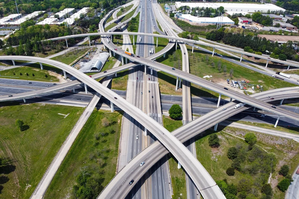 Highway interchange in Atlanta, Georgia