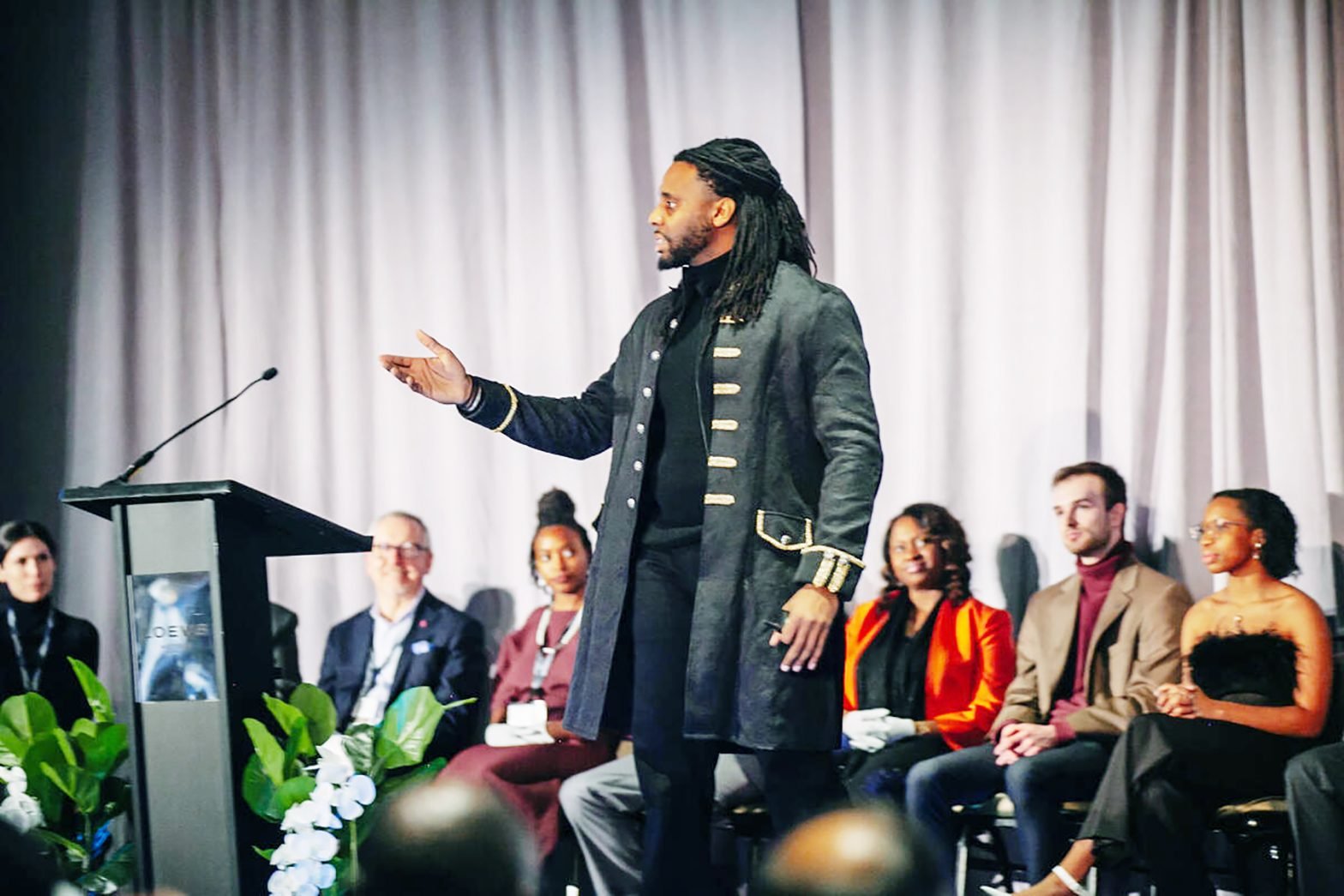 Dr. Charleson Bell kicking off the Innovation Summit