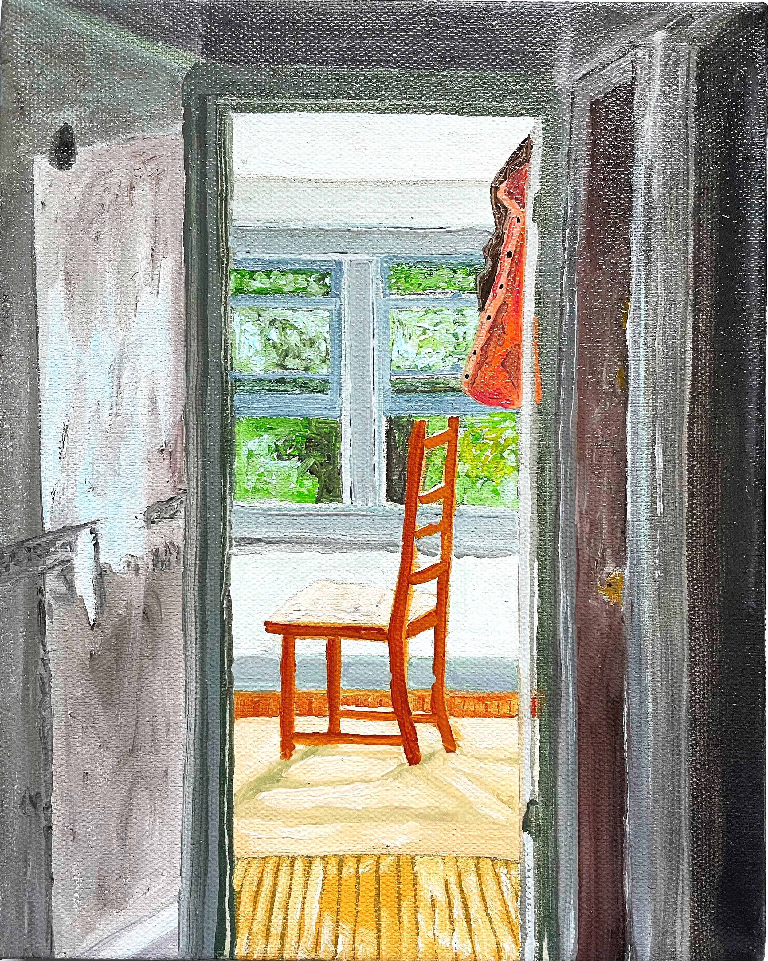   Studio Chair,  Oil on Canvas , 10” x 8”, 2022 
