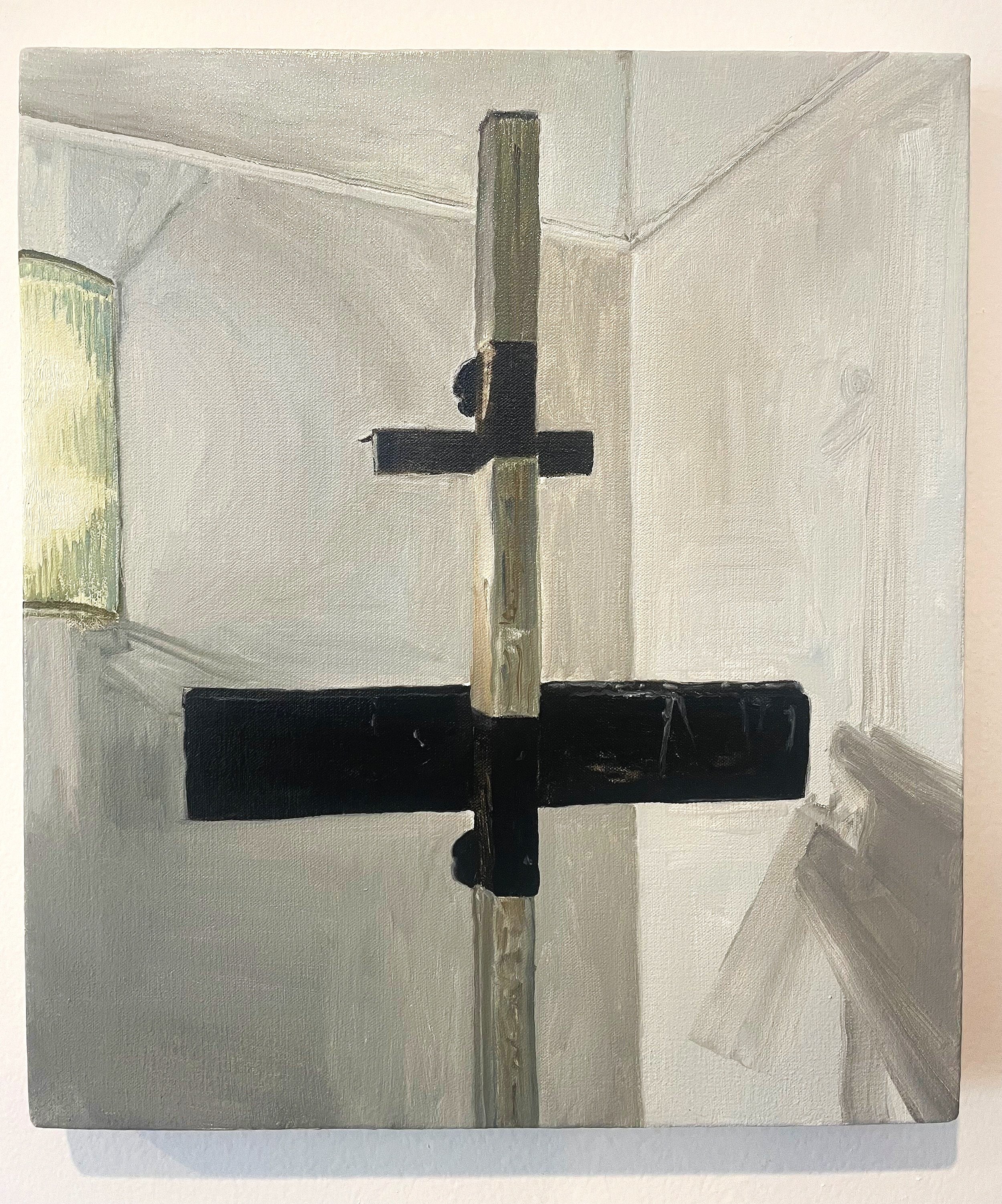   Practice , Oil on Canvas, 16” x 14”, 2023 