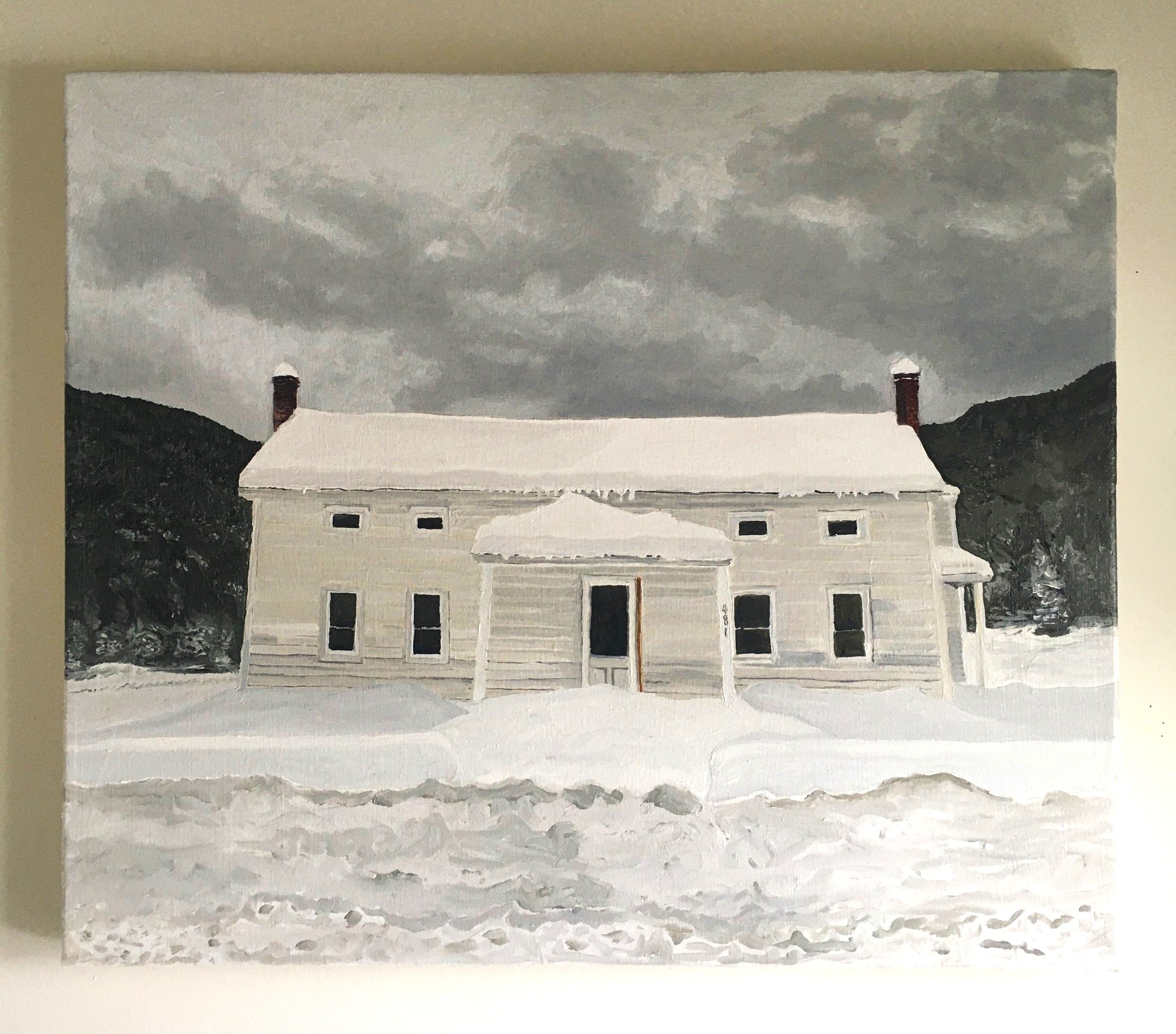   Dana’s House,  Oil on Canvas, 22” x 26”, 2021 