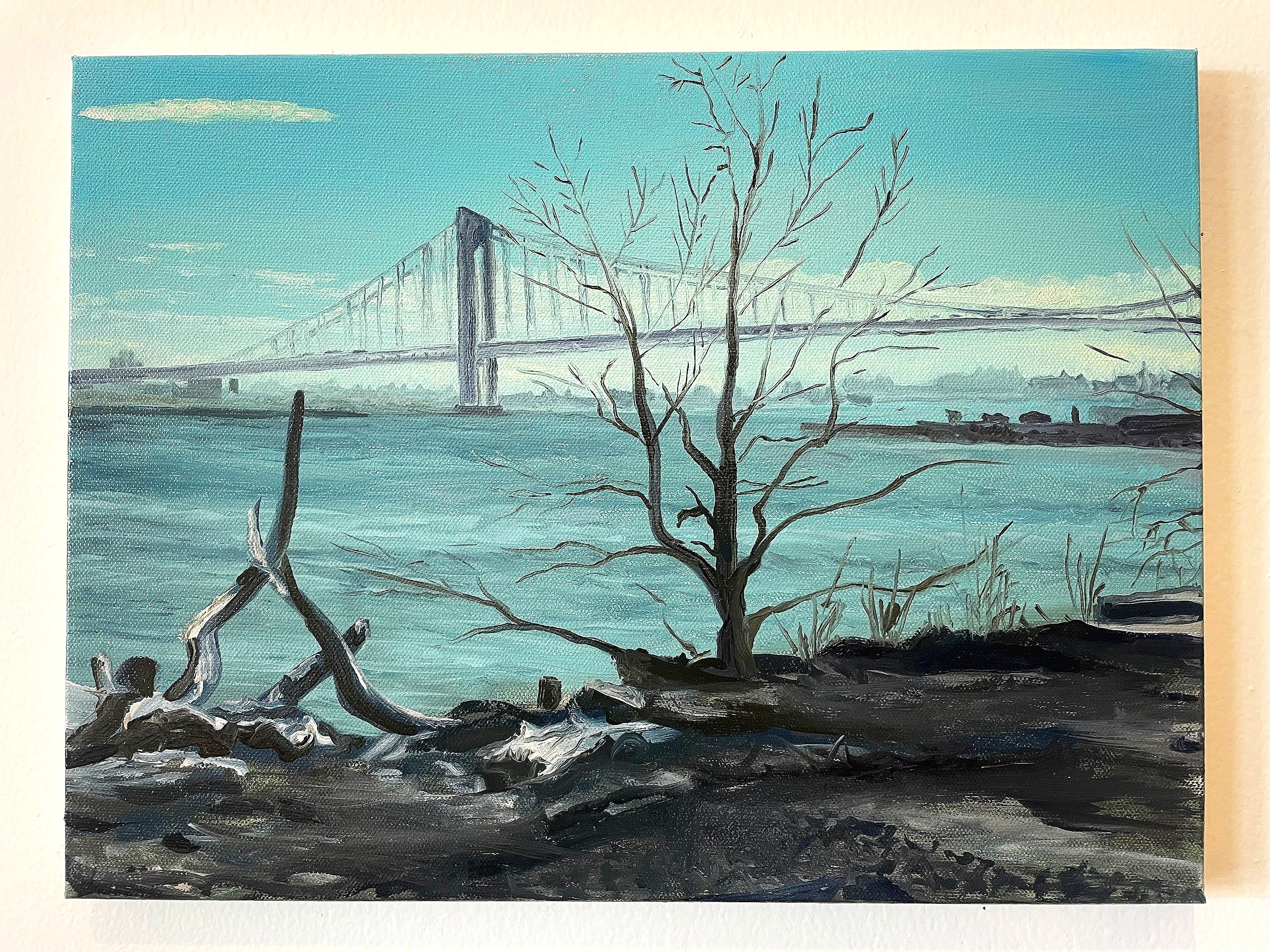   The Verrazano,  oil on canvas, 12” x 16”, 2023 