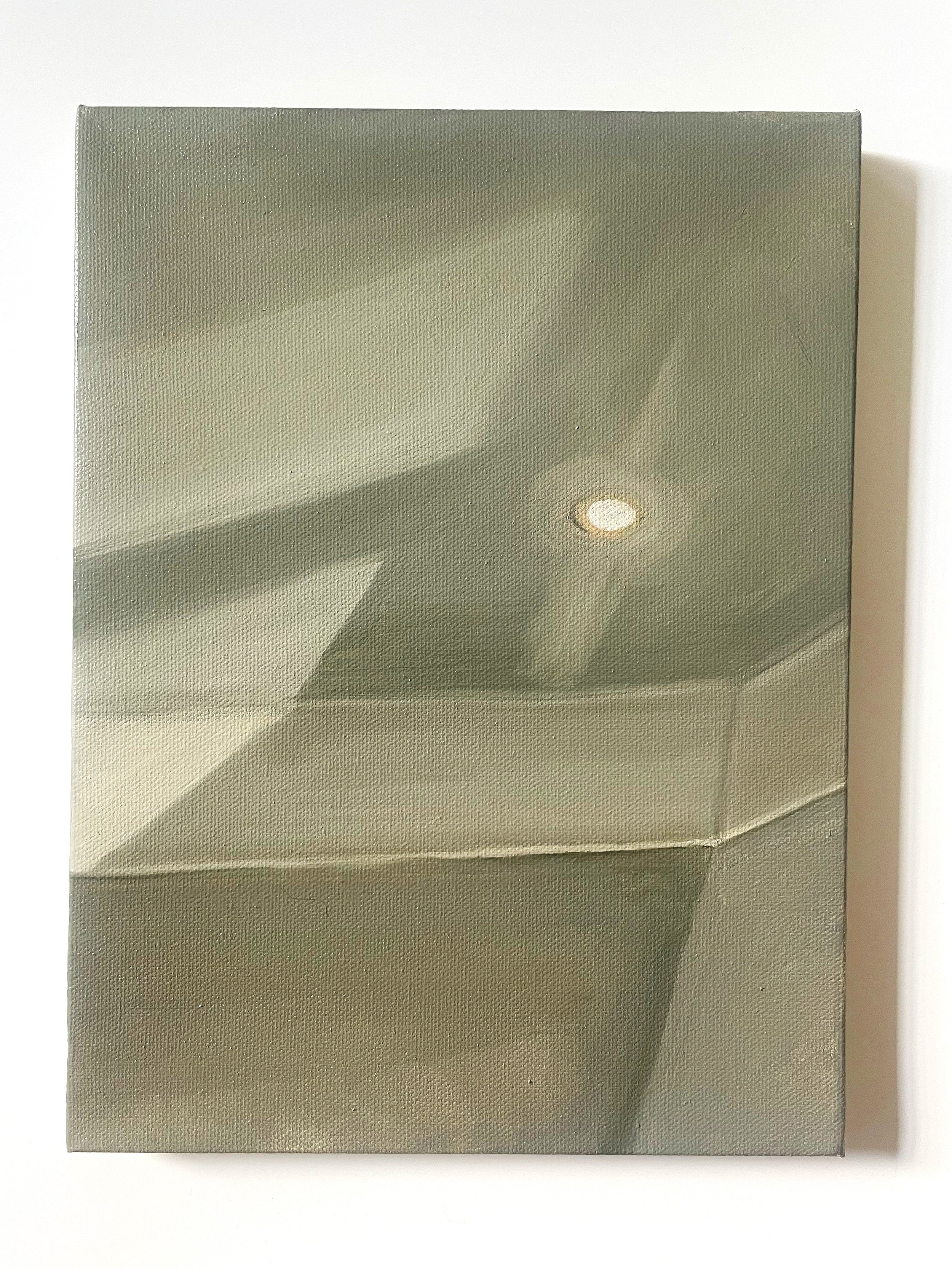   Lighting (studio)   oil on canvas  12” x 9”  2023 