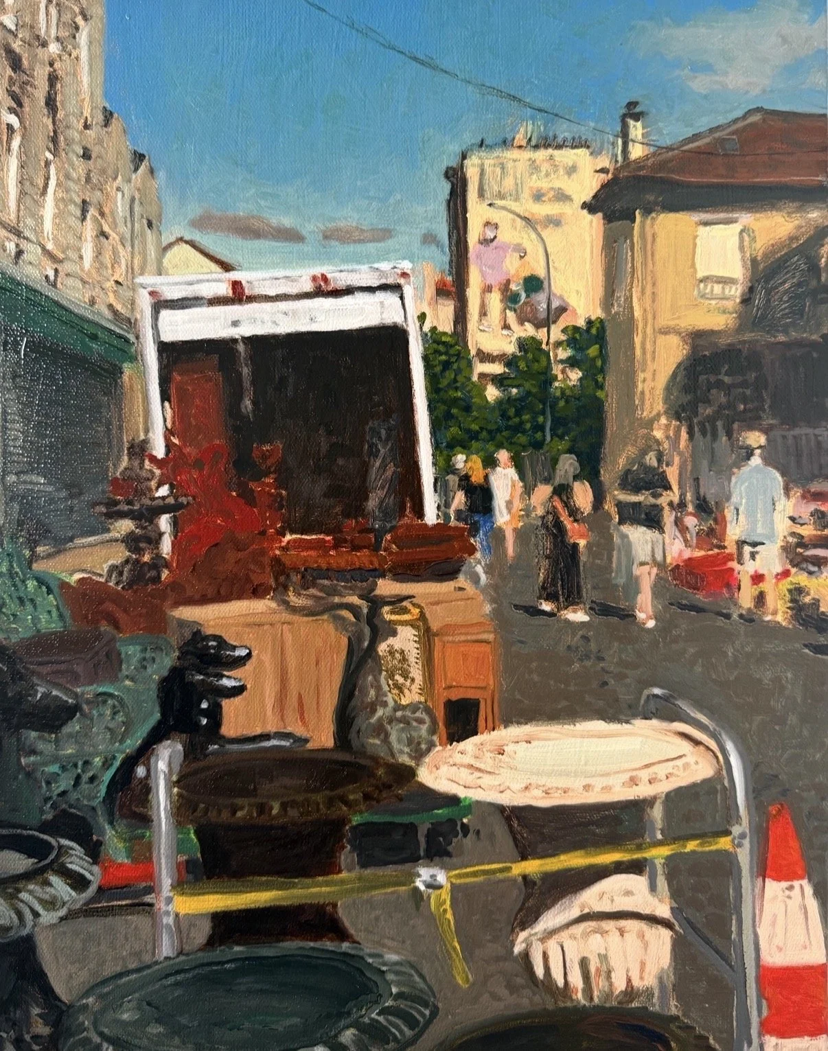   Box Truck   oil on canvas  18” x 14”  2025 