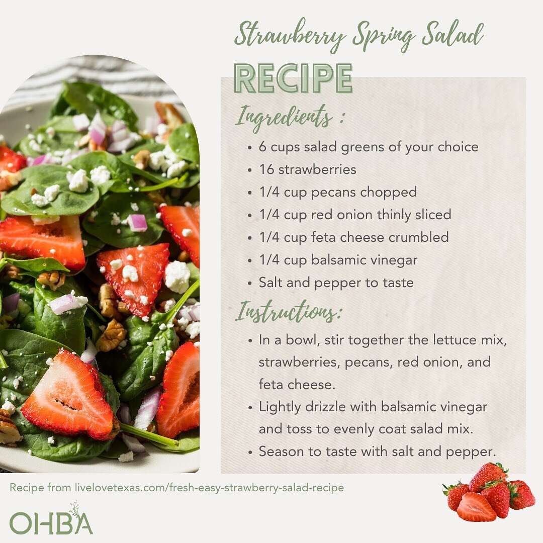 Looking for a delicious, light salad? Try this on for size! 🍓
Recipe courtesy of https://livelovetexas.com/fresh-easy-strawberry-salad-recipe/