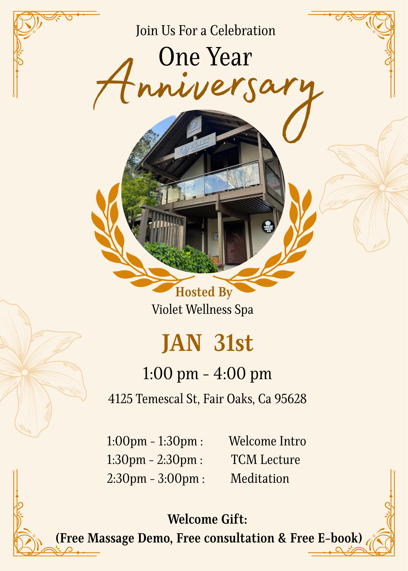 One Year Anniversary Celebration Invitation