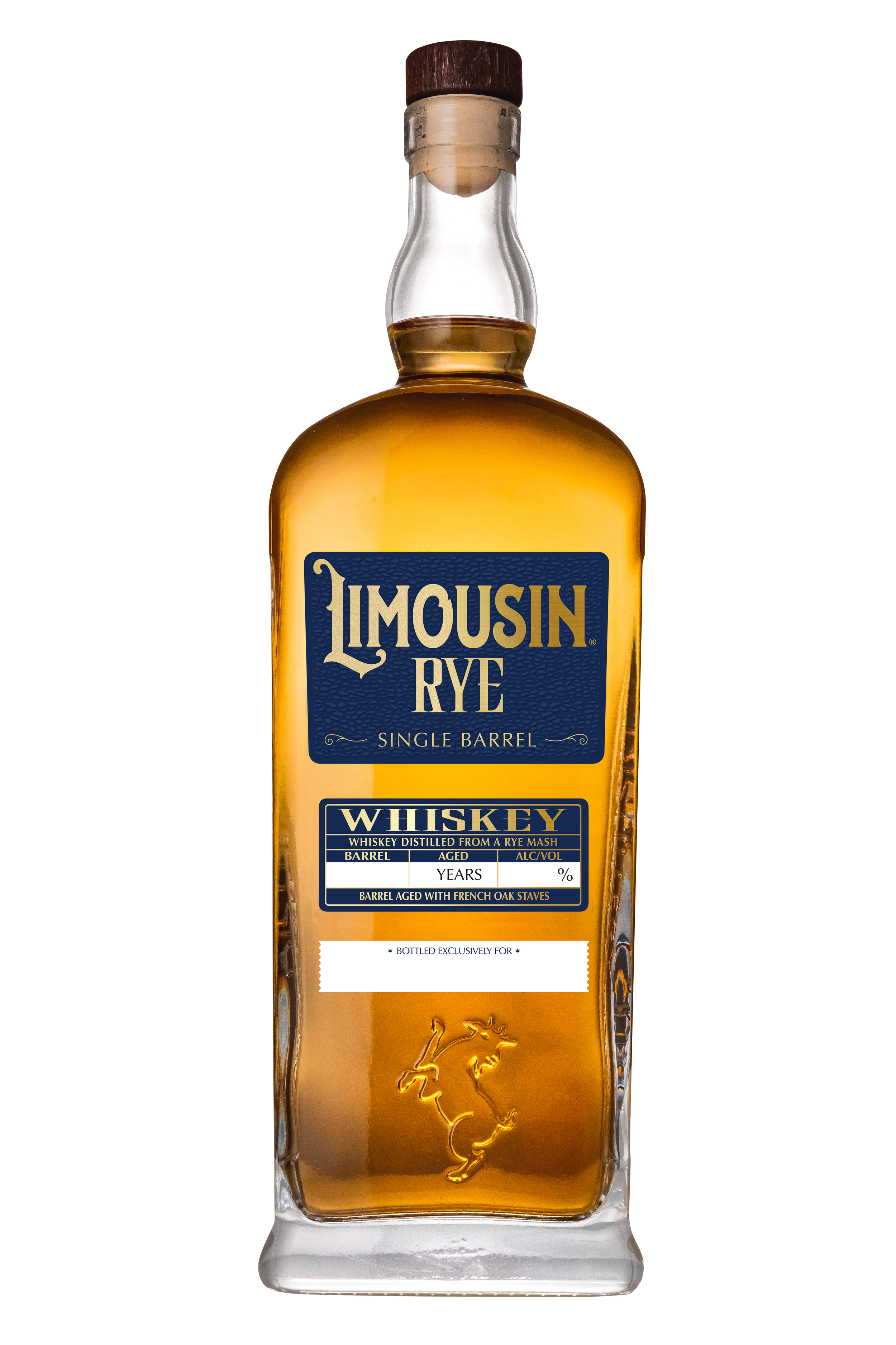 Limousin Rye Bottle Single Barrel Blue Label.png